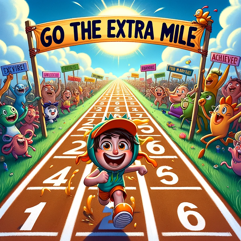 미드에 나오는 영어표현 익히기 'Go the extra mile'