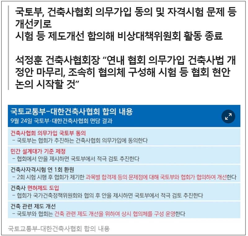 대한건축사협회,  건축사 자격제도 전면개편 착수한다