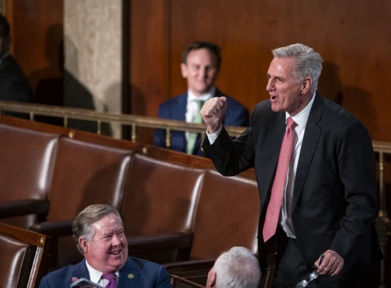 이런! 과반수 확보 '공화당', 케빈 매카시 미 하원의장 선정 부결...역사상 처음 VIDEO: McCarthy Blocked in Historic Ninth Vote for US House Speaker