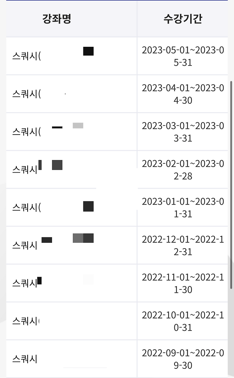 [고양체육관 스쿼시 초보]스린이의 스쿼시 배움기