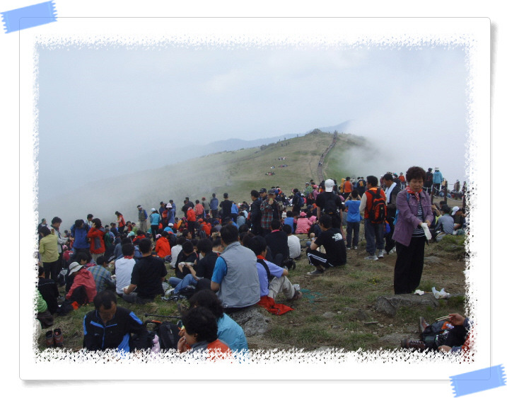 소백산 등산코스( 어의곡에서 비로봉 - 연화봉 그리고 희방사까지)