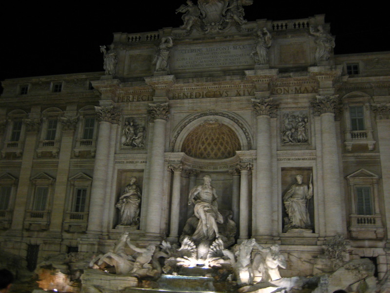 이탈리아 로마 여행기 - 로마 야경(스페인 계단, 트레비 분수, 판테온)