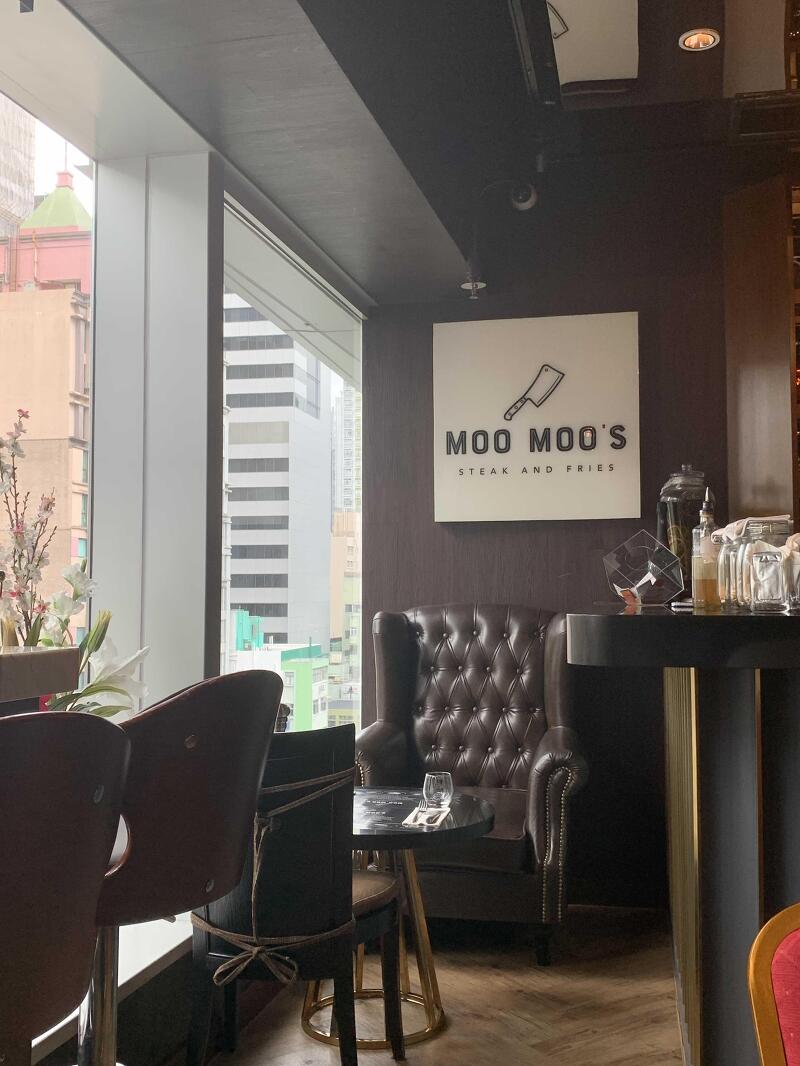 [홍콩 완차이 스테이크전문점] Moo Moo's - 알고보니 감자튀김 맛집