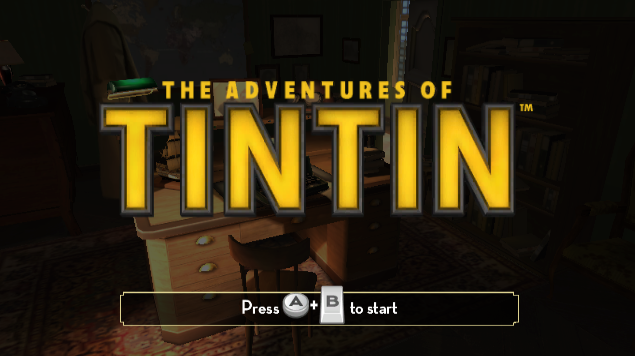틴틴의 모험 더 게임 북미판 The Adventures of Tintin The Game USA (닌텐도 위 - Wii - iso 다운로드)