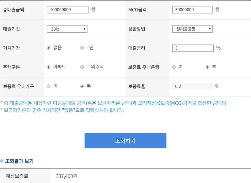 디딤돌대출과 보금자리론 비교