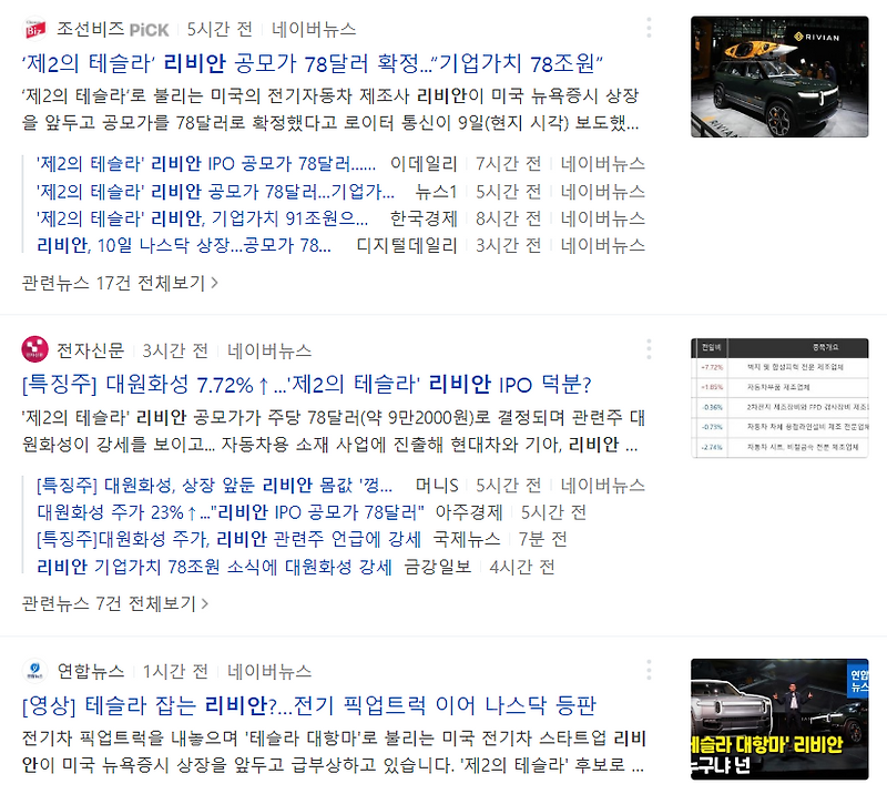 리비안 관련주