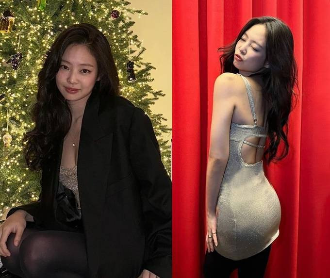 블랙핑크 제니, 남다른 각선미 뽐내며 