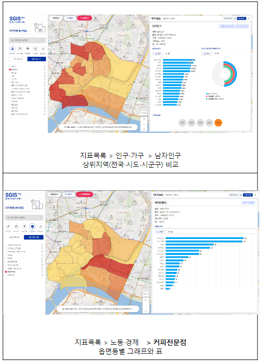 우리동네 통계지표를 지도로 ‘한눈에’