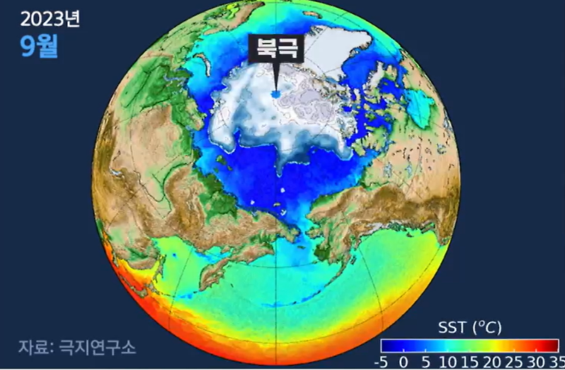 지구온난화 영향 북극 해빙 면적 감소 북극한파 원인 올겨울 가장 추운 날씨 혹한 강추위 서해안 제주도 폭설