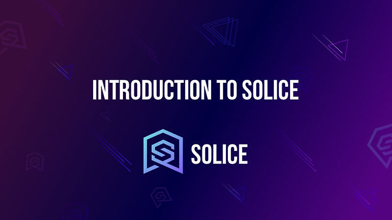 [Solice] Solice 소개