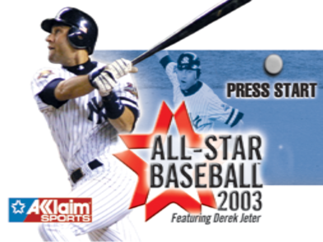 어클레임 (Acclaim) - 올스타 베이스볼 2003 북미판 All-Star Baseball 2003 featuring Derek Jeter USA (게임큐브 - GC - iso 다운로드)