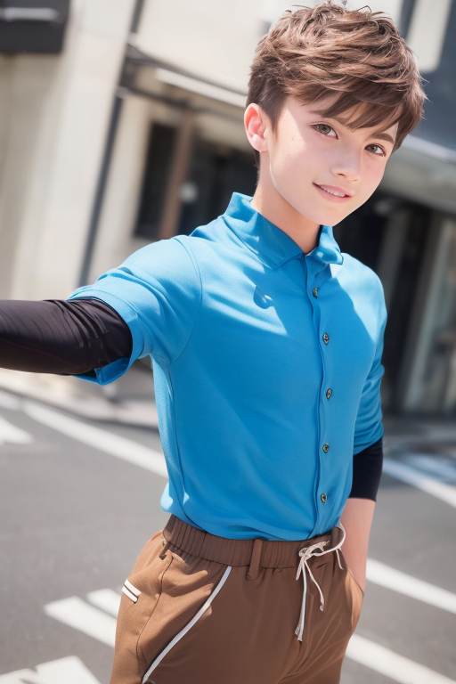 [Boy-214] Free images of handsome brown haird boy