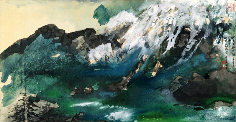 장대천(Zhang Daqian, 張大千), 중국, 화가, 1899-1983