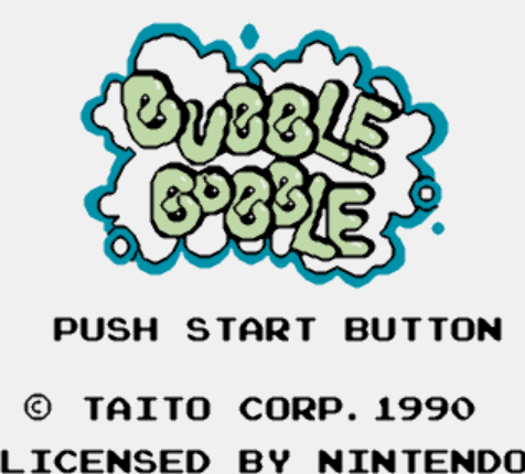 GB - Bubble Bobble (게임보이 / ゲームボーイ 게임 롬파일 다운로드)