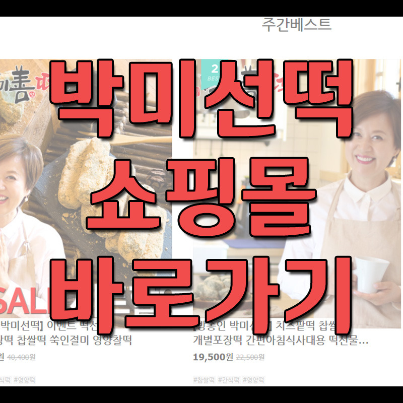 박미선떡