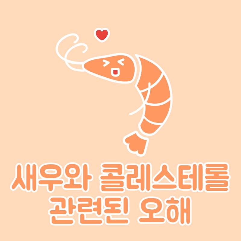 새우와 콜레스테롤 관련된 오해