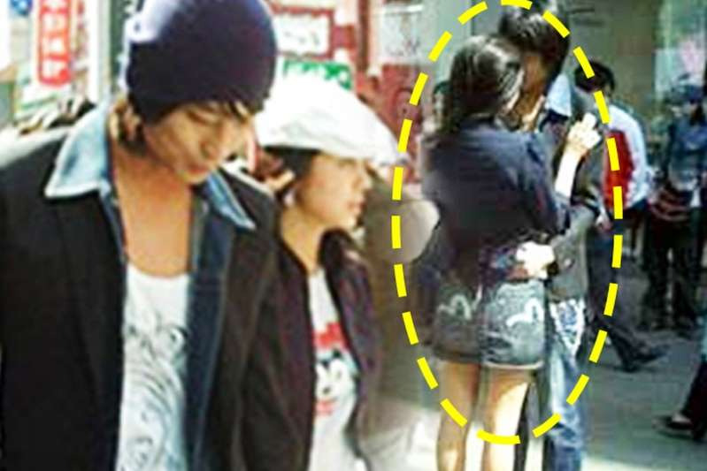 명동에서 갑자기 키스한 사진 공개되며 난리 났던 배우 커플