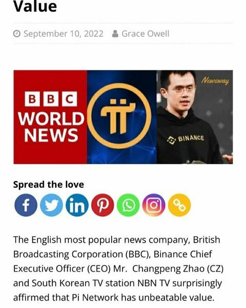 영국의 뉴스 영국방송공사(BBC), 바이낸스 CEO 창펑자오 파이코인의 대단함을 말했다.
