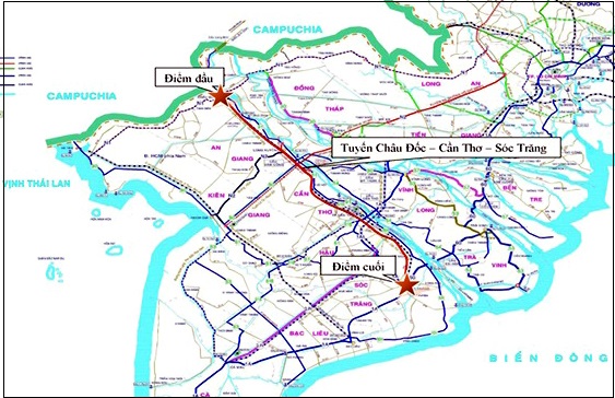 베트남 Chau Doc-Can Tho-Soc Trang 고속도로 동향 ㅣ 150조 달러  1,000km 7개 고속도로 발주 대기 Vietnam 7 expressway projects