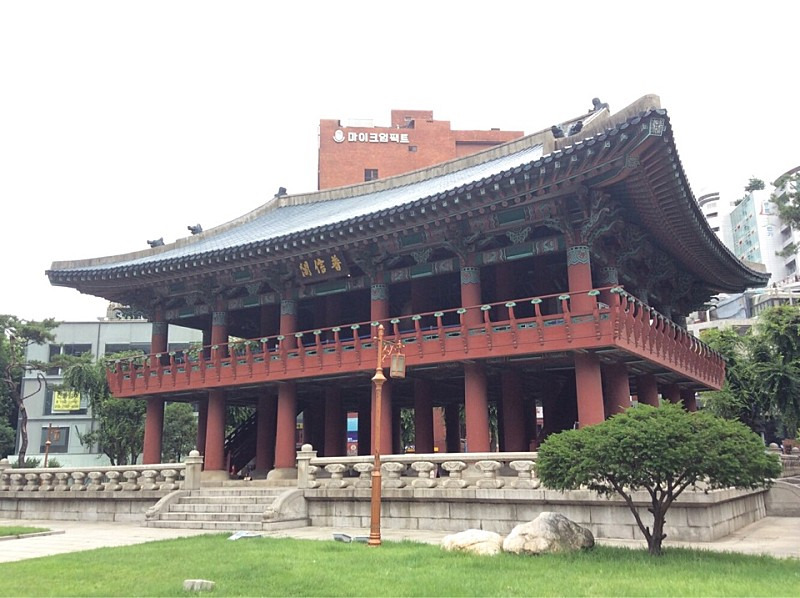 녹두장군 전봉준 동상&서울 보신각터