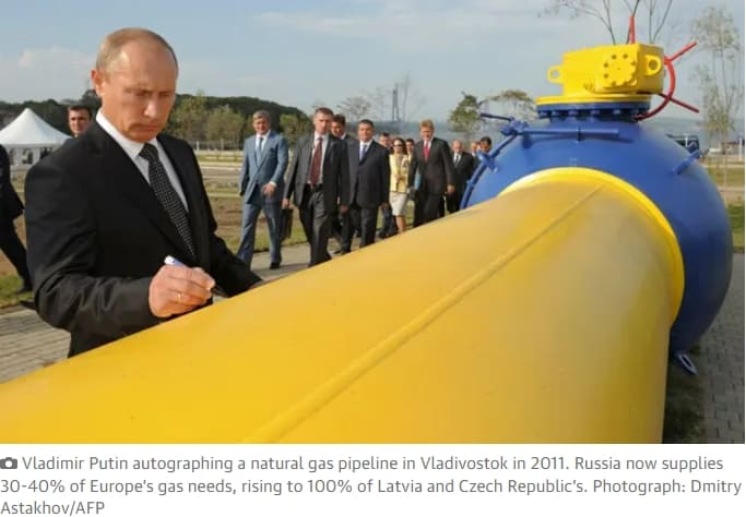 EU 소비량의 40% 점유 러시아 가스..만일 차단하면 대안은 무엇일까 What If Europe Loses Russian Natural Gas?