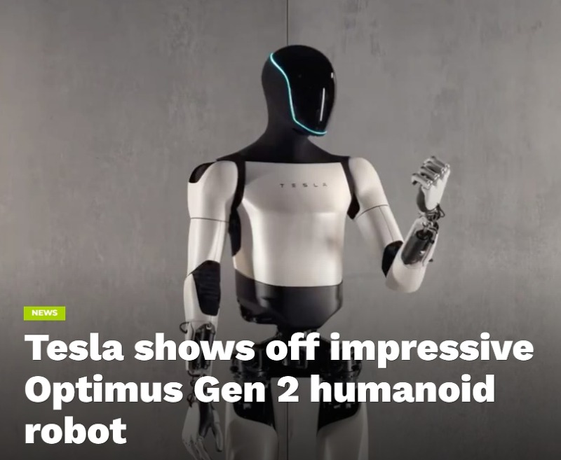 테슬라 옵티머스 젠2 로봇의 놀라운 변신 VIDEO: Tesla shows off impressive Optimus Gen 2 humanoid robot