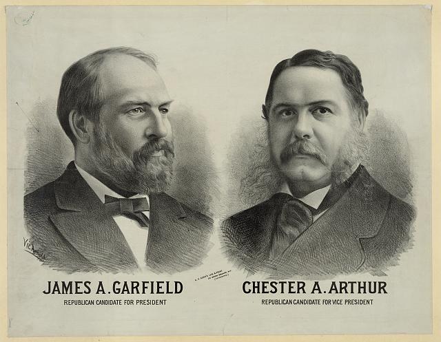 [USA] - 20th President of the USA James Abram Garfield 21st President of the USA Chester Alan Arthur
