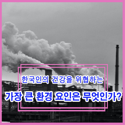 한국인의 건강을 위협하는 가장 큰 환경 요인은 무엇인가?