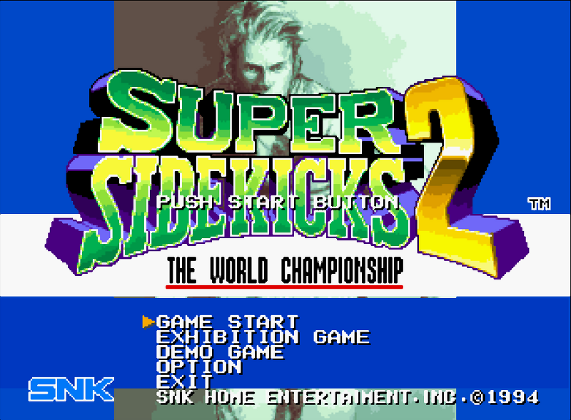 SNK - 슈퍼 사이드킥스 2 더 월드 챔피언쉽 세계판 Super Sidekicks 2 The World Championship World (네오지오 CD - NG-CD - iso 다운로드)