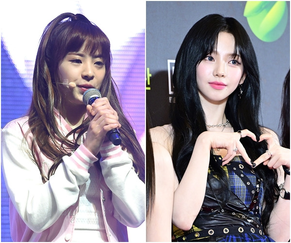 그룹 오마이걸 출신 진이(본명 신혜진·29)가 그룹 에스파 멤버 카리나의 연애 관련 실언 대해 재차 사과