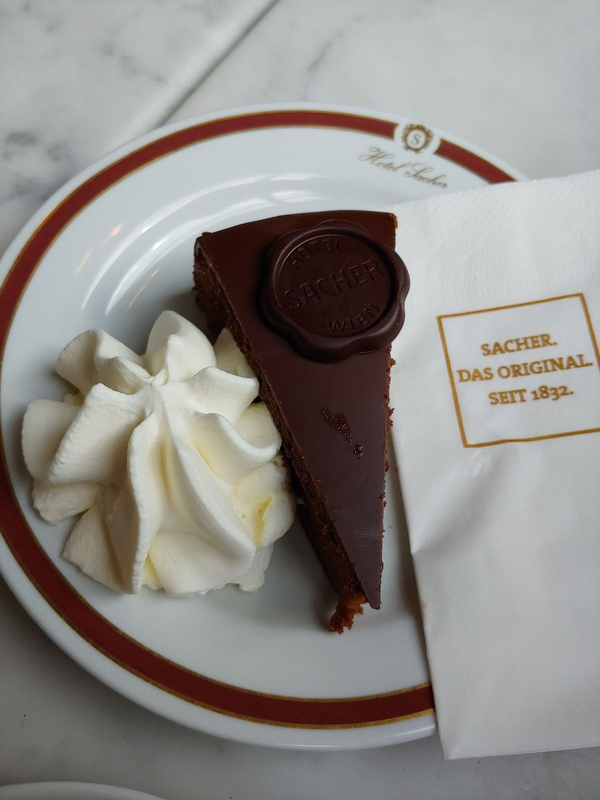 자허도르테, 오스트리아 카페 자허의 초코 케이크