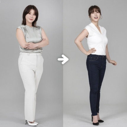나비, 10kg 다이어트로 다시 태어났네! 김사랑급 청바지 몸매 [사진]