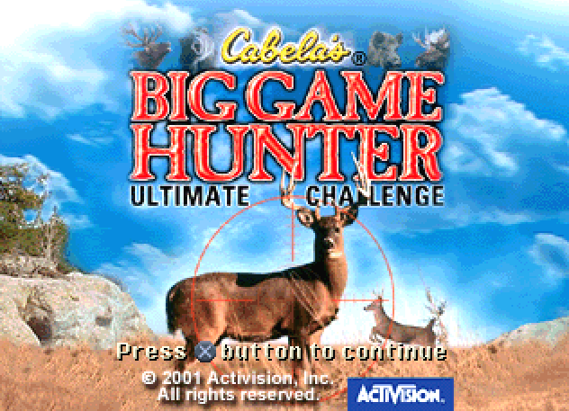 Activision - 카벨라스 빅 게임 헌터 얼티밋 챌린지 북미판 Cabela's Big Game Hunter Ultimate Challenge USA (플레이 스테이션 - PS - iso 다운로드)