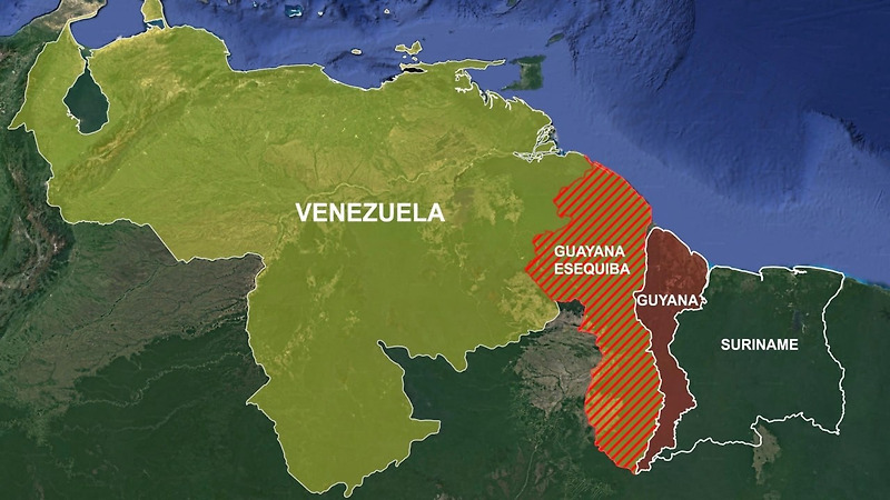 베네수엘라와 가이아나의 분쟁 (feat. 가이아나-에세키보 영토 소유권)