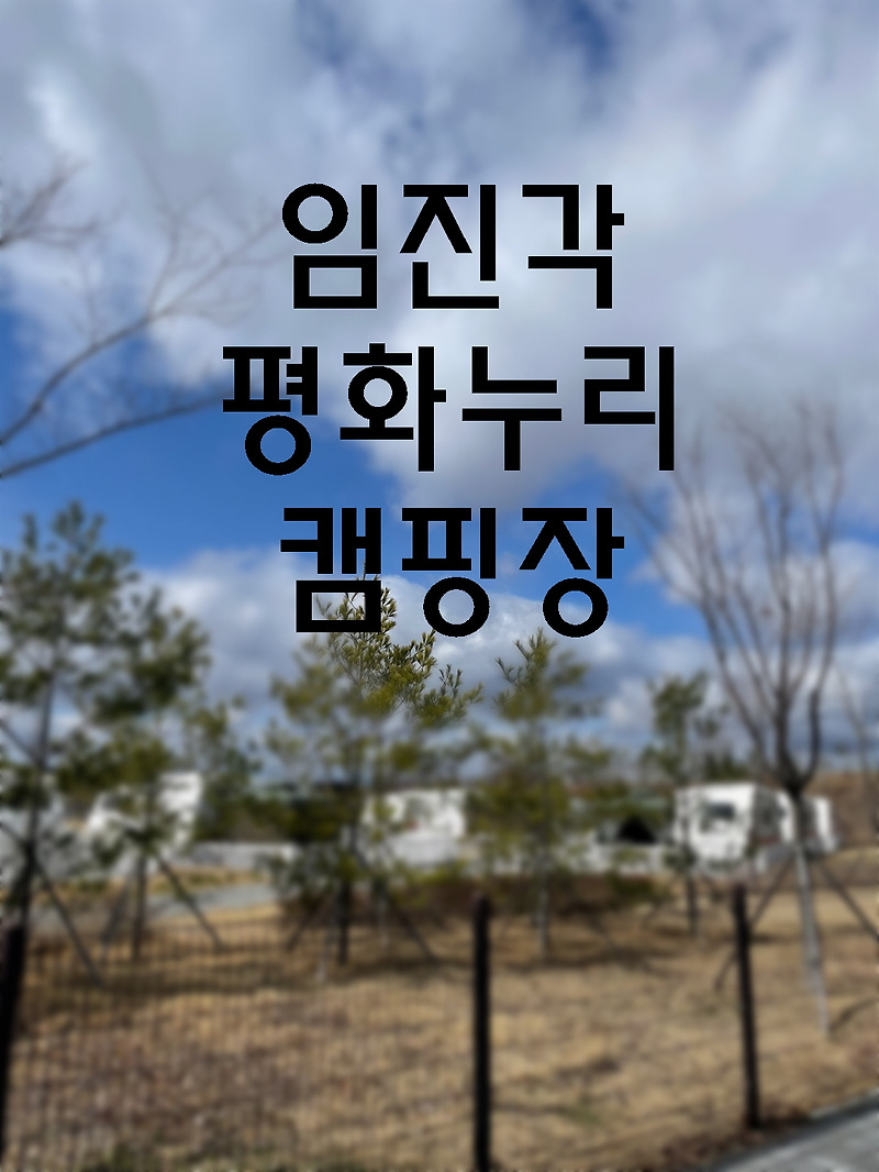 파주임진각평화누리캠핑장 서울근교 캠핑장추천