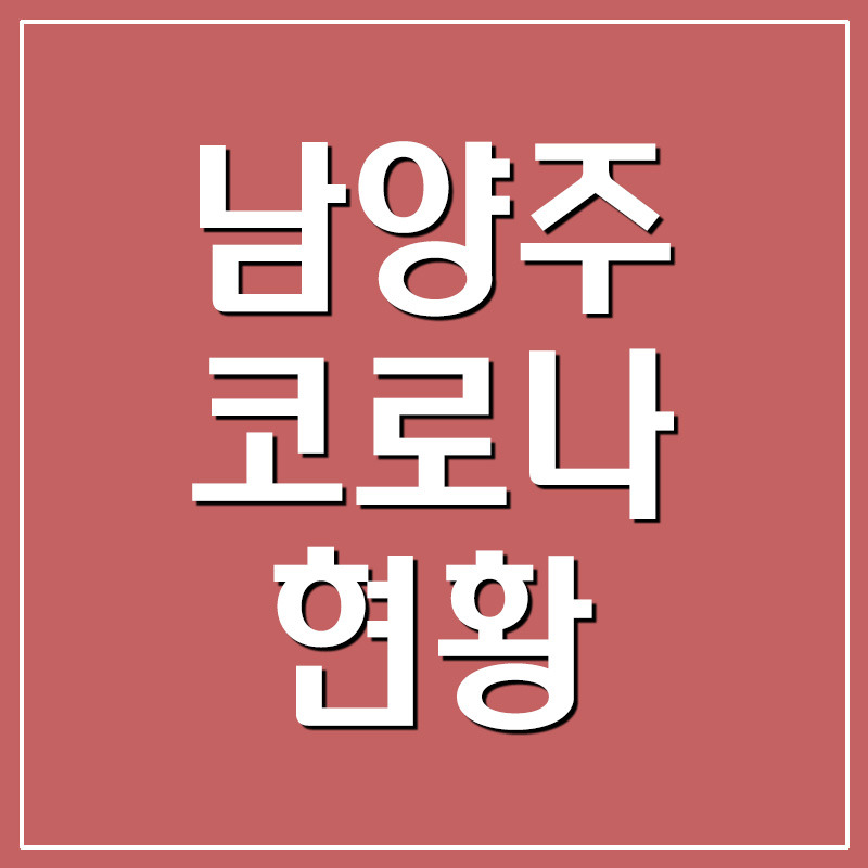 남양주 코로나 확진자 현황