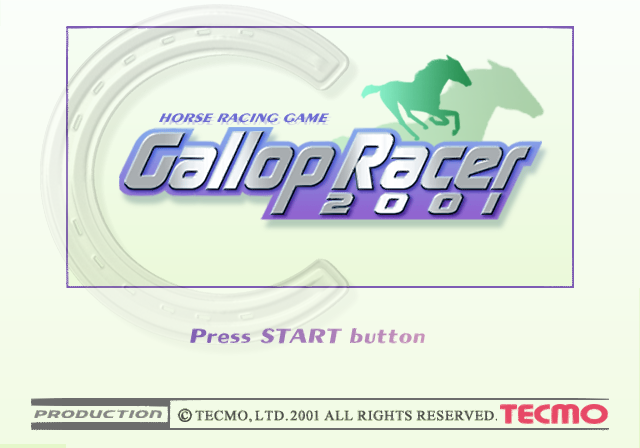 갤럽 레이서 2001 북미판 Gallop Racer 2001 USA (플레이 스테이션 2 - PS2 - iso 다운로드)