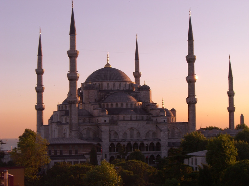 터키 이스탄불의 아름다운 기적 블루 모스크