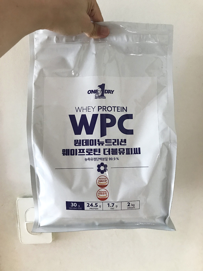 원데이뉴트리션 WPC 단백질보충제 2kg 후기