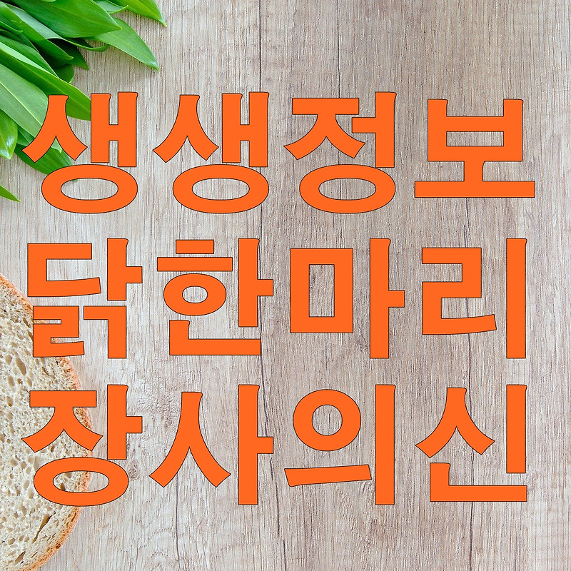생생정보 장사의신 10억 닭한마리 닭갈비 성수닭칼 위치, 가격 (10월 7일 방송)