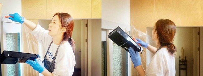 ‘설경구’송윤아, 셀프 페인팅 후유증→최지우 “우리 조심해야 해”