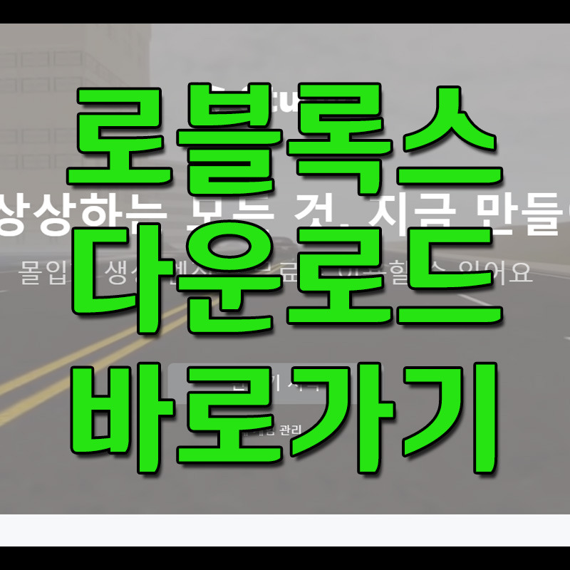 로블록스 다운로드