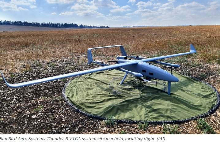 이스라엘 IAI, 더 작고 전술적인 UAV 블루버드 시스템 ㅣ 보병 발사 최초 자폭배회드론 '포인트 블랭크' VIDEO:Israel Unveils New Loitering UAV Point Blank