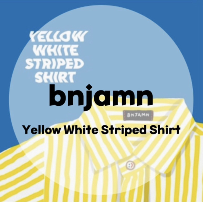 : bnjamn : Yellow White Striped Shirt (가사/듣기/Official Video) Sound Cloud