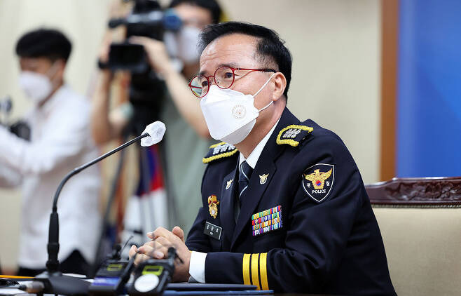 김광호 서울경찰청장 전장연, 불법행위는 지구 끝까지 찾아가서 사법처리하겠다.