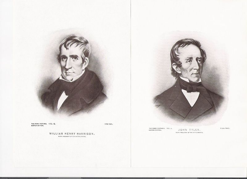 [USA] - 9th President of the USA William Henry Harrison and 10th President of the USA John Tyler