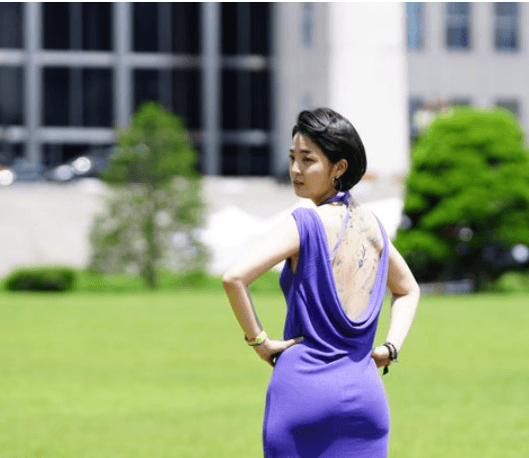 류호정 의원 타투하고 타투업법 합법화 지지한다