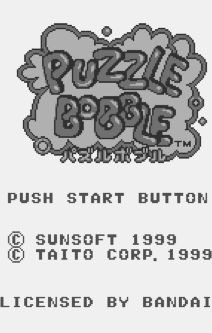 WS - Puzzle Bobble (원더스완 / ワンダースワン 게임 롬파일 다운로드)