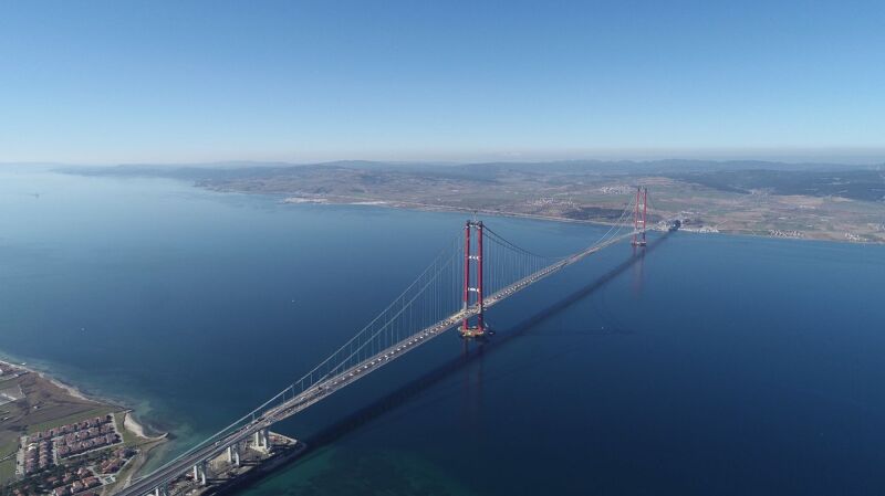 한국이 시공한 튀르키에 '1915 차나칼레교'...ENR, 올해프로젝트 선정 VIDEO: Çanakkale Bridge honored as project of year by prestigious magazine