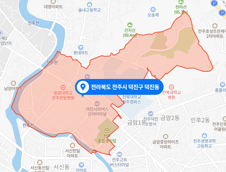 2021년 3월 - 전북 전주시 덕진구 덕진동 초등학생 레미콘 교통사고